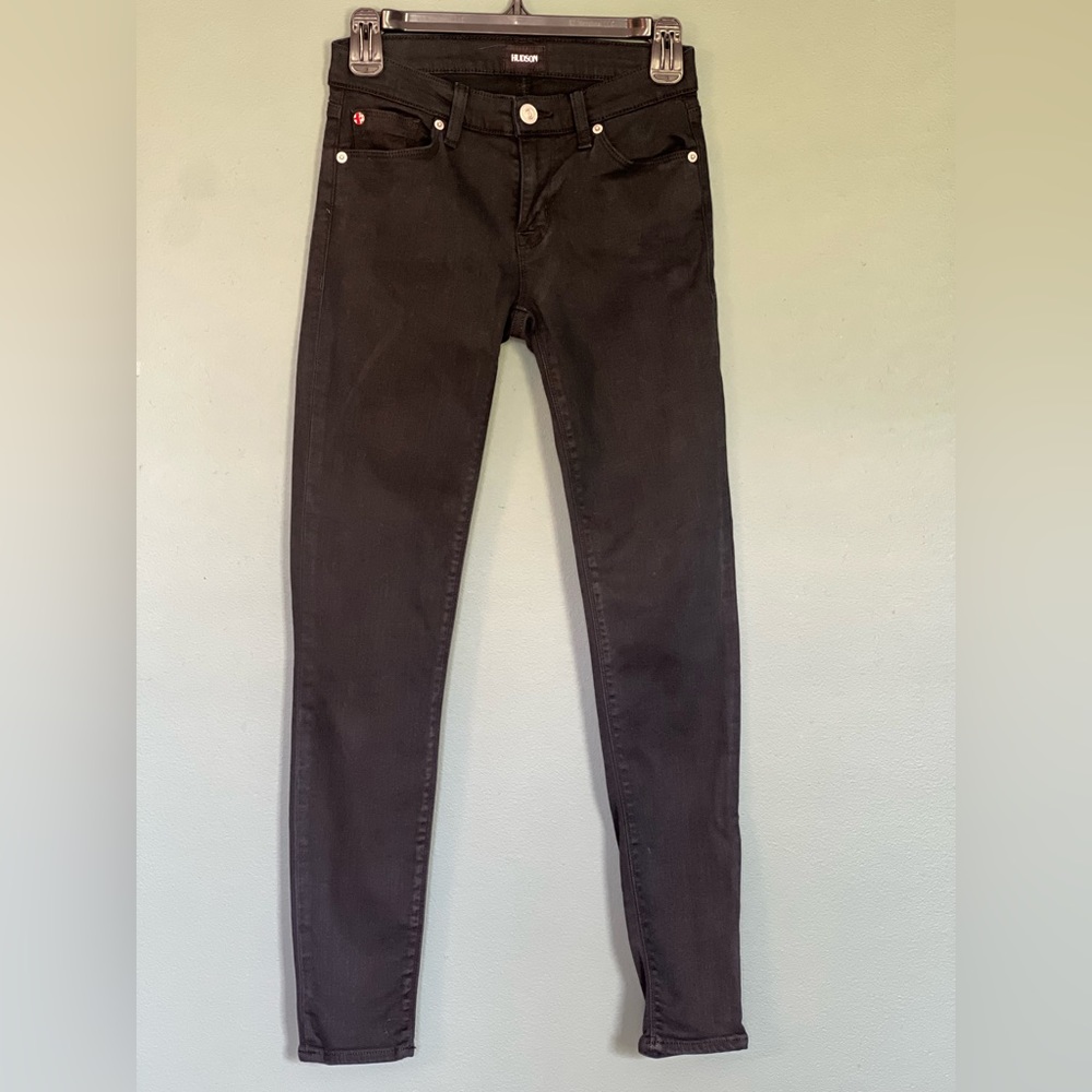 Hudson Jeans -Krista Ankle Super Skinny Jean in black